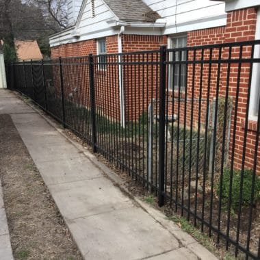 Iron fencing